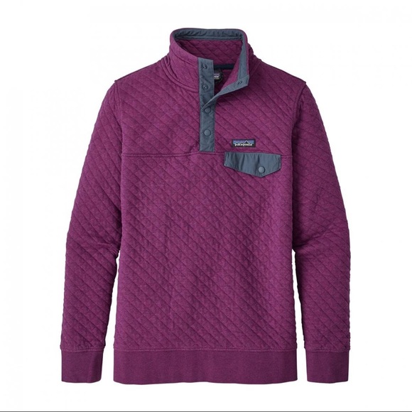 Patagonia Jackets & Blazers - Geode purple Patagonia quilt snap T.